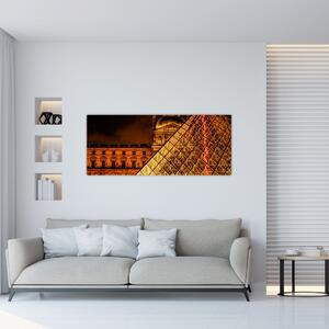 Tablou cu Louvre la Pris (120x50 cm)
