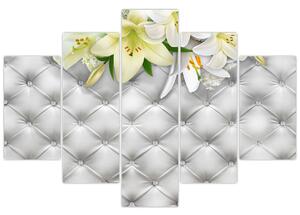 Tablou cu flori de crin (150x105 cm)