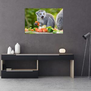 Tablou cu lemur (90x60 cm)