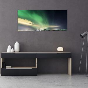 Tablou cu Aurora Borealis (120x50 cm)