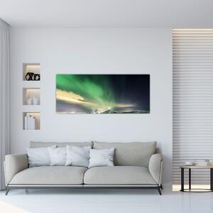 Tablou cu Aurora Borealis (120x50 cm)