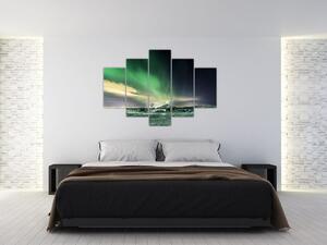Tablou cu Aurora Borealis (150x105 cm)