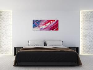 Tablou - culorile rozalbaste (120x50 cm)