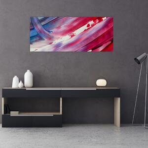 Tablou - culorile rozalbaste (120x50 cm)