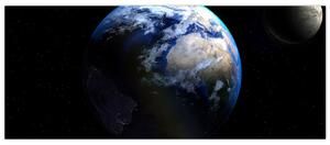 Tablou planetei Pământul (120x50 cm)