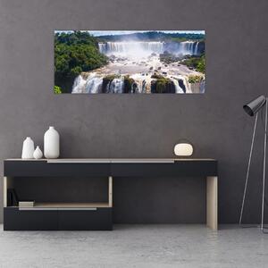 Tablou cu cascadele Iguass (120x50 cm)