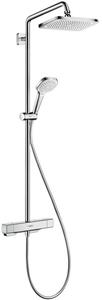 Hansgrohe Croma set de duș perete cu termostat cu duș de ploaie crom 27660000