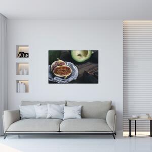 Tablou cu fistic și avocado (90x60 cm)