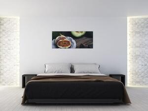 Tablou cu fistic și avocado (120x50 cm)