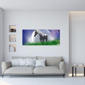 Tablou cu unicorn (120x50 cm)