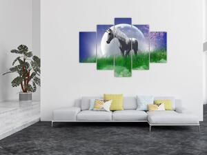 Tablou cu unicorn (150x105 cm)