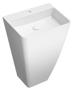 Omnires Parma lavoar 55x43 cm dreptunghiular stativ alb PARMAUWBP
