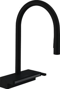 Hansgrohe Aquno Select M81 baterie bucătărie pe picior negru 73831670