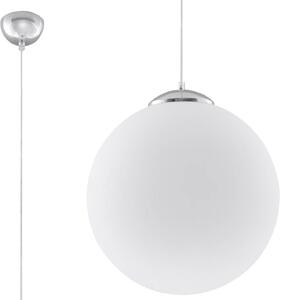 Sollux Lighting Ugo lampă suspendată 1x60 W alb-crom SL.0264