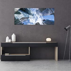 Tablou cu zgârie-norii (120x50 cm)