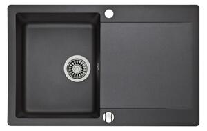 Teka Clivo chiuvetă din granit 78x49.5 cm gri/grafit/onix 40148000