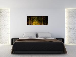 Tablou cu pădure (120x50 cm)
