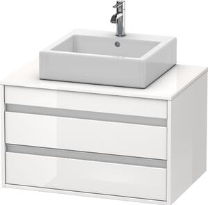 Duravit Ketho dulap 80x55x49.6 cm dulap atârnat sub chiuvetă alb KT665402222