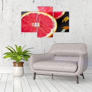 Tablou cu grapefruit tăiat (90x60 cm)