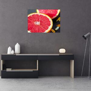 Tablou cu grapefruit tăiat (70x50 cm)