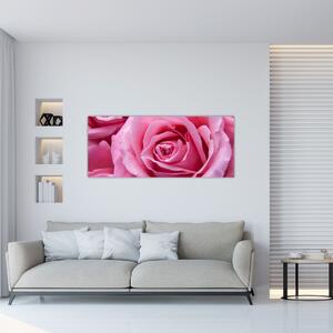 Tablou cu trandafir (120x50 cm)
