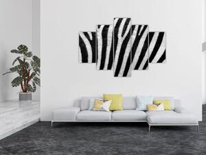 Tablou cu piele de zebră (150x105 cm)