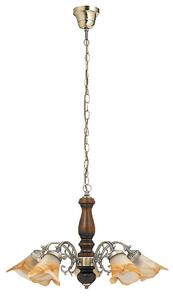 Rabalux Rustic 3 lampă suspendată 5x40 W alamă-maro 7095