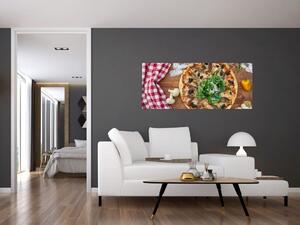 Tablou cu pizza (120x50 cm)