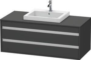 Duravit Ketho dulap 120x55x49.6 cm dulap atârnat sub chiuvetă grafit KT675604949