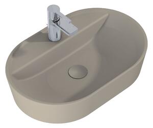 Elita Babette lavoar 62x41.2 cm ovale de blat maro/bej mat RE040620017020