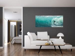 Tablou cu surferi (120x50 cm)