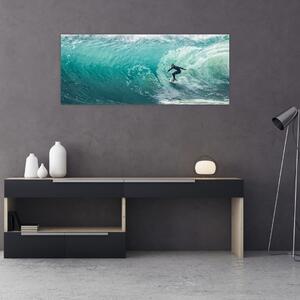 Tablou cu surferi (120x50 cm)