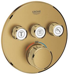 Grohe Grohtherm baterie cadă-duș ascuns cu termostat Brushed Cool Sunrise 29121GN0