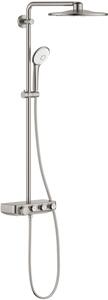 Grohe Euphoria set de duș perete cu termostat cu duș de ploaie SuperSteel 26507DC0