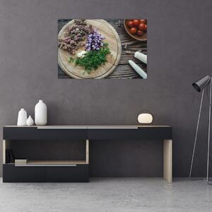 Tablou - Din tocătorul bucătăriei (90x60 cm)