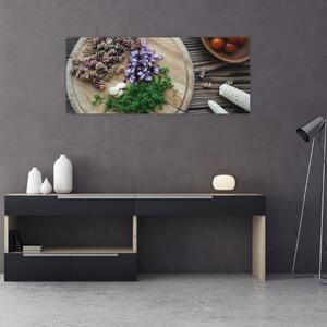 Tablou - Din tocătorul bucătăriei (120x50 cm)