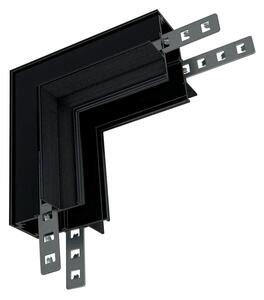 Conector de colt (90° vertical) magnetic pentru MONTAJ INCORPORAT pentru placari LUXON