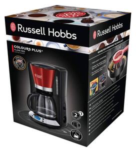 Cafetiera Russell Hobbs Victory 24031-56, 1100W, 1,25 L, Tehnologie Whirltech, Timer, Rosu / Negru