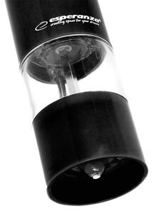 Rasnita electrica pentru piper Esperanza Malabar EKP001K, LED, 1 buton, Negru