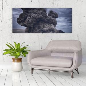 Tablou - Erupție vulcanică (120x50 cm)