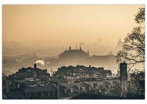 Tablou - Orașul în ceață (90x60 cm)