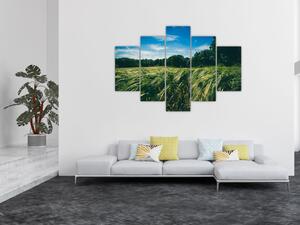 Tablou cu linca și pădure (150x105 cm)