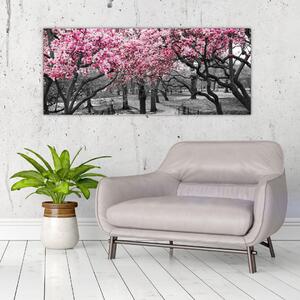 Tablou copacului magnolie (120x50 cm)