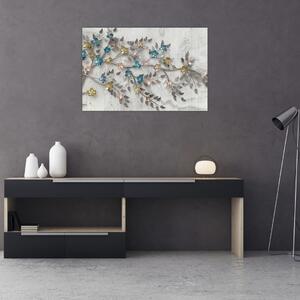 Tablou - Pe creangă - abstract (90x60 cm)