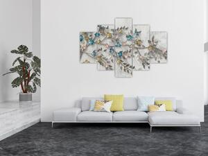 Tablou - Pe creangă - abstract (150x105 cm)