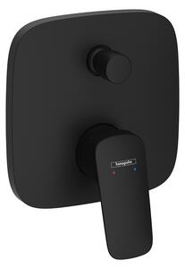 Baterie cada - dus, Hansgrohe, Logis, parte vizibila, negru mat