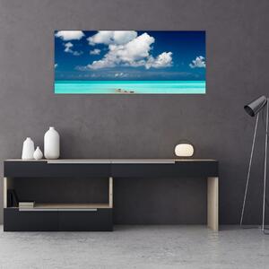 Tablou - Plaja tropică (120x50 cm)