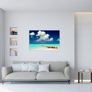 Tablou - Plaja tropică (90x60 cm)