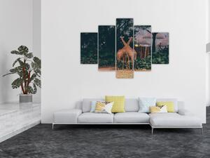 Tablou cu două girafe (150x105 cm)