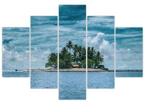 Tablou insula în mare (150x105 cm)